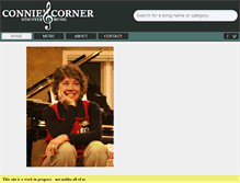 Tablet Screenshot of conniestauffermusic.com